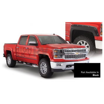 Bushwacker Fender Flare - Black - Vehicle Color Code GBA Dura-Flex 2000 ABS Smooth Plastic Matte Set Of 4 - 40959-34