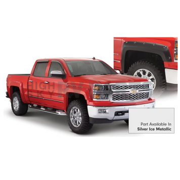 Bushwacker Fender Flare - Silver Ice - Vehicle Color Code GAN Dura-Flex 2000 ABS Smooth Plastic Matte Set Of 4 - 40959-54