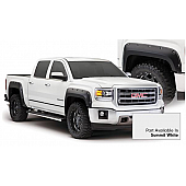 Bushwacker Fender Flare - Summit White - Vehicle Color Code GAZ Dura-Flex 2000 ABS Smooth Plastic Matte Set Of 4 - 40960-14