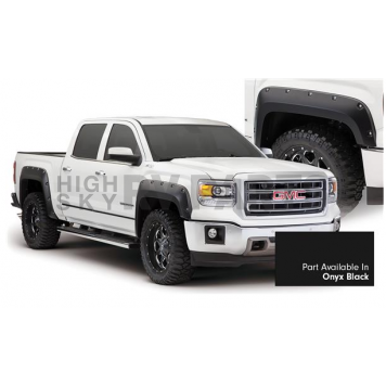 Bushwacker Fender Flare - Onyx Black - Vehicle Color Code GBA Dura-Flex 2000 ABS Smooth Plastic Matte Set Of 4 - 40960-34