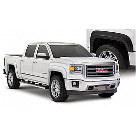 Bushwacker Fender Flare - Black Dura-Flex 2000 ABS Smooth Plastic Matte Set Of 4 - 40961-02