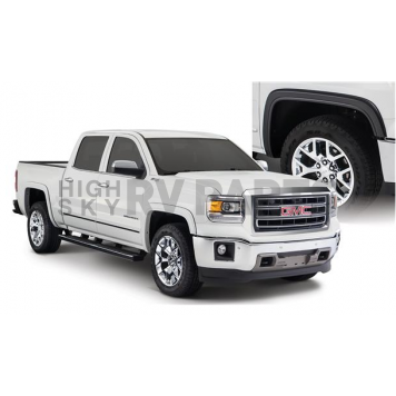 Bushwacker Fender Flare - Black Dura-Flex 2000 ABS Smooth Plastic Matte Set Of 4 - 40962-02