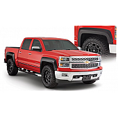 Bushwacker Fender Flare - Black Dura-Flex 2000 ABS Smooth Plastic Matte Set Of 4 - 40963-02