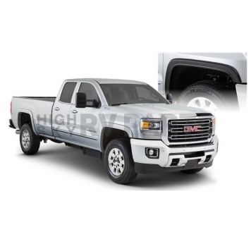 Bushwacker Fender Flare - Black Dura-Flex 2000 ABS Smooth Plastic Matte Set Of 4 - 40965-02