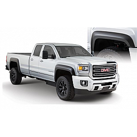 Bushwacker Fender Flare - Black Dura-Flex 2000 ABS Smooth Plastic Matte Set Of 4 - 40966-02