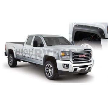 Bushwacker Fender Flare - Black Dura-Flex 2000 ABS Smooth Plastic Matte Set Of 4 - 40967-02