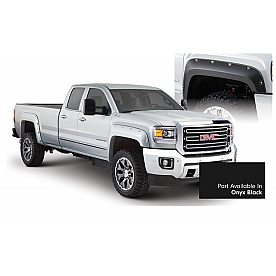Bushwacker Fender Flare - Onyx Black - Vehicle Color Code GBA Dura-Flex 2000 ABS Smooth Plastic Matte Set Of 4 - 40967-34