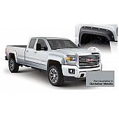 Bushwacker Fender Flare - Quicksilver Metallic - Vehicle Color Code GAN Dura-Flex 2000 ABS Smooth Plastic Matte Set Of 4 - 40967-54