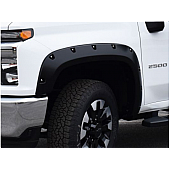 Bushwacker Fender Flare - Smooth Black ABS Thermoplastic Set Of 4 - 40982-02