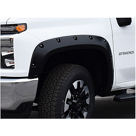 Bushwacker Fender Flare - Smooth Black ABS Thermoplastic Set Of 4 - 40982-02