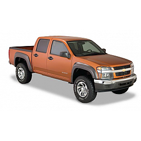 Bushwacker Fender Flare - Black Dura-Flex 2000 ABS Textured Plastic Matte Set Of 2 - 41028-02
