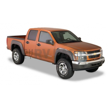 Bushwacker Fender Flare - Black Dura-Flex 2000 ABS Textured Plastic Matte Set Of 2 - 41028-02