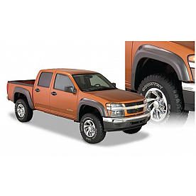 Bushwacker Fender Flare - Black Dura-Flex 2000 ABS Textured Plastic Matte Set Of 2 - 41029-02