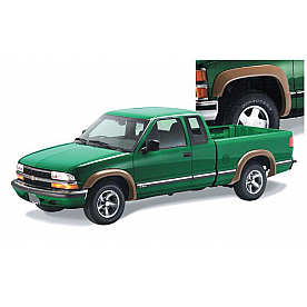 Bushwacker Fender Flare - Black Dura-Flex 2000 ABS Smooth Plastic Matte Set Of 4 - 41907-11