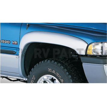 Bushwacker Fender Flare - Black Dura-Flex 2000 ABS Smooth Plastic Matte Set Of 2 - 50011-02
