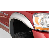 Bushwacker Fender Flare - Black Dura-Flex 2000 ABS Smooth Plastic Matte Set Of 2 - 50013-02