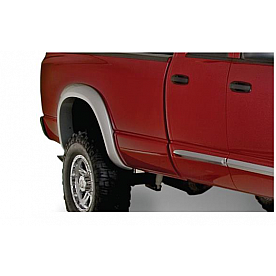 Bushwacker Fender Flare - Black Dura-Flex 2000 ABS Smooth Plastic Matte Set Of 2 - 50014-02