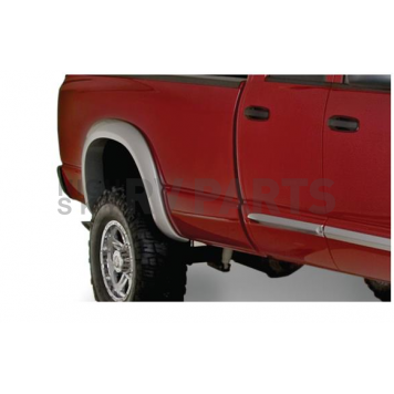 Bushwacker Fender Flare - Black Dura-Flex 2000 ABS Smooth Plastic Matte Set Of 2 - 50014-02