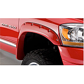 Bushwacker Fender Flare - Black Dura-Flex 2000 ABS Smooth Plastic Matte Set Of 2 - 50017-02