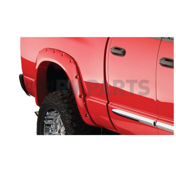 Bushwacker Fender Flare - Black Dura-Flex 2000 ABS Smooth Plastic Matte Set Of 2 - 50018-02