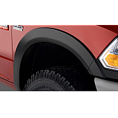 Bushwacker Fender Flare - Black Dura-Flex 2000 ABS Smooth Plastic Matte Set Of 2 - 50043-02
