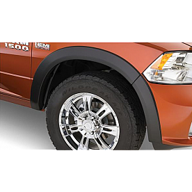 Bushwacker Fender Flare - Black Dura-Flex 2000 ABS Smooth Plastic Matte Set Of 2 - 50049-02