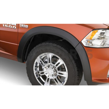Bushwacker Fender Flare - Black Dura-Flex 2000 ABS Smooth Plastic Matte Set Of 2 - 50049-02