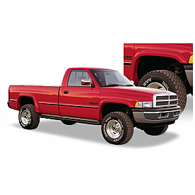 Bushwacker Fender Flare - Black Dura-Flex 2000 ABS Smooth Plastic Matte Set Of 4 - 50902-11