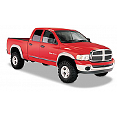Bushwacker Fender Flare - Black Dura-Flex 2000 ABS Smooth Plastic Matte Set Of 4 - 50904-02