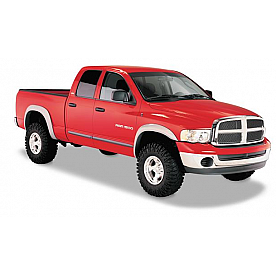 Bushwacker Fender Flare - Black Dura-Flex 2000 ABS Smooth Plastic Matte Set Of 4 - 50904-02