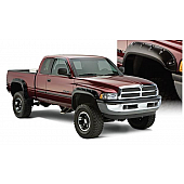 Bushwacker Fender Flare - Black Dura-Flex 2000 ABS Smooth Plastic Matte Set Of 4 - 50908-02
