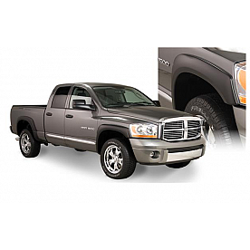 Bushwacker Fender Flare - Black Dura-Flex 2000 ABS Smooth Plastic Matte Set Of 4 - 50910-02