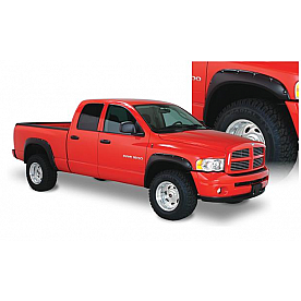 Bushwacker Fender Flare - Black Dura-Flex 2000 ABS Smooth Plastic Matte Set Of 4 - 50911-02