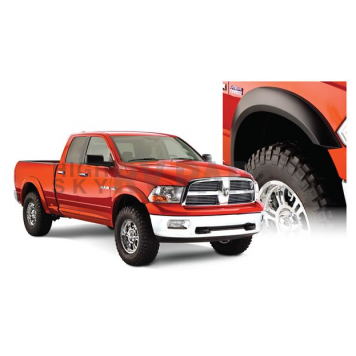 Bushwacker Fender Flare - Black Dura-Flex 2000 ABS Smooth Plastic Matte Set Of 4 - 50914-02