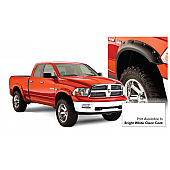 Bushwacker Fender Flare - Bright White - Vehicle Color Code PW7 Dura-Flex 2000 ABS Smooth Plastic Matte Set Of 4 - 50915-15