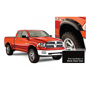 Bushwacker Fender Flare - Black - Vehicle Color Code PX8 Dura-Flex 2000 ABS Smooth Plastic Matte Set Of 4 - 50915-35