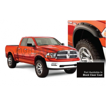 Bushwacker Fender Flare - Black - Vehicle Color Code PX8 Dura-Flex 2000 ABS Smooth Plastic Matte Set Of 4 - 50915-35