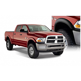 Bushwacker Fender Flare - Black Dura-Flex 2000 ABS Smooth Plastic Matte Set Of 4 - 50918-02