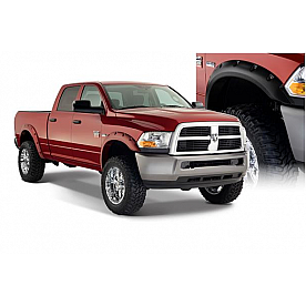 Bushwacker Fender Flare - Black Dura-Flex 2000 ABS Smooth Plastic Matte Set Of 4 - 50919-02