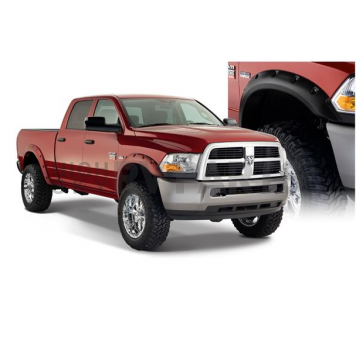 Bushwacker Fender Flare - Black Dura-Flex 2000 ABS Smooth Plastic Matte Set Of 4 - 50919-02