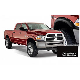 Bushwacker Fender Flare - Black - Vehicle Color Code PX8 Dura-Flex 2000 ABS Smooth Plastic Matte Set Of 4 - 50919-35