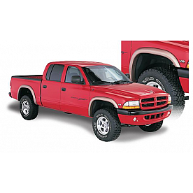 Bushwacker Fender Flare - Black Dura-Flex 2000 ABS Smooth Plastic Matte Set Of 4 - 51905-02