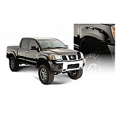 Bushwacker Fender Flare - Black Dura-Flex 2000 ABS Smooth Plastic Matte Set Of 2 - 70013-02