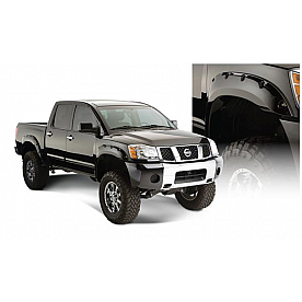 Bushwacker Fender Flare - Black Dura-Flex 2000 ABS Smooth Plastic Matte Set Of 4 - 70907-02