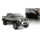 Bushwacker Fender Flare - Black Dura-Flex 2000 ABS Smooth Plastic Matte Set Of 4 - 70908-02