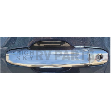 Coast To Coast Exterior Door Handle Cover - Silver Plastic - CCIDH68588B-1