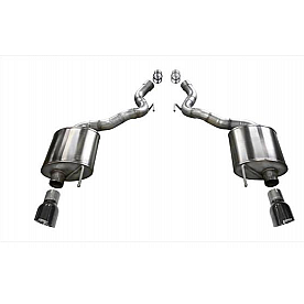 Corsa Performance Exhaust Touring Axle Back System - 14338BLK
