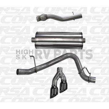 Corsa Performance Exhaust Sport Cat Back System - 14749BLK