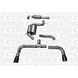 Corsa Performance Exhaust Sport Cat Back System - 14834BLK