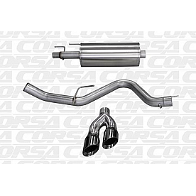 Corsa Performance Exhaust Sport Cat Back System - 14836BLK